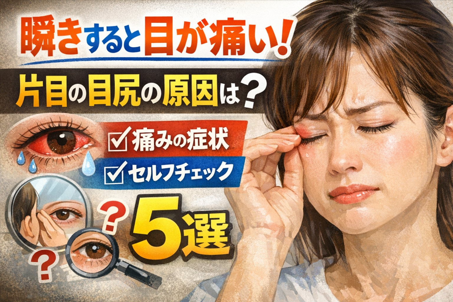 瞬き すると 目 が 痛い 片目